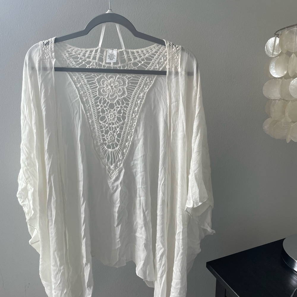 For charity! Lightweight one size Lacey summer wrap